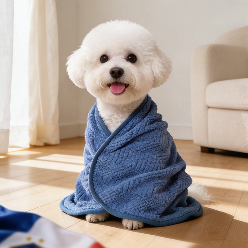 France FFF Pet Bath Towel